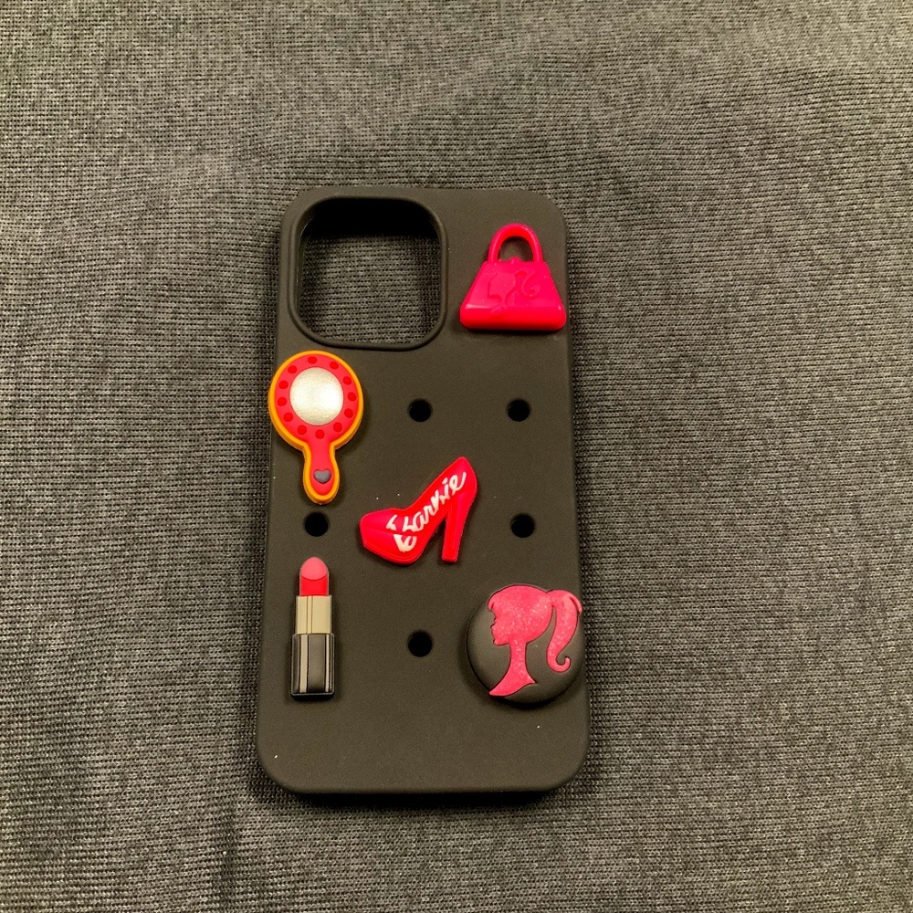 Black Barbie Croc iPhone 14 Pro or ProMax Case New